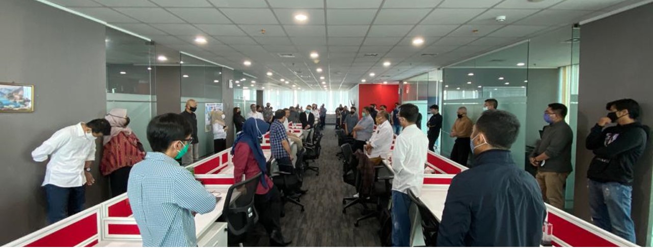TRG Group Holds In-Person Monday Morning Coffee During the Pandemic